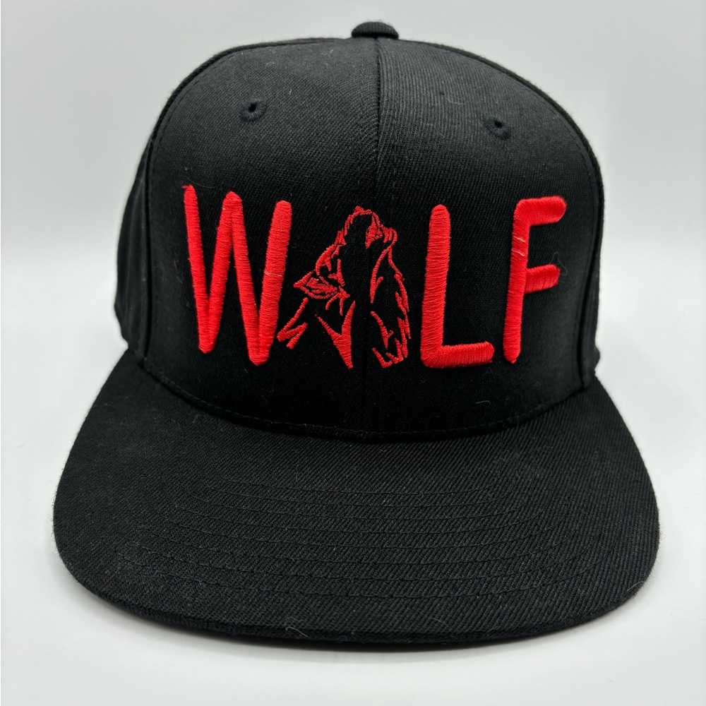 Hat One Size Skateboard Wolf Embroidered